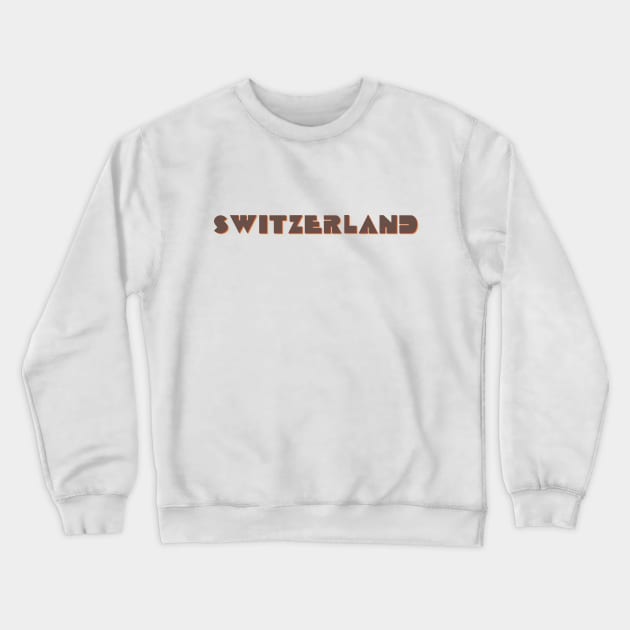 Switzerland! Crewneck Sweatshirt by MysticTimeline